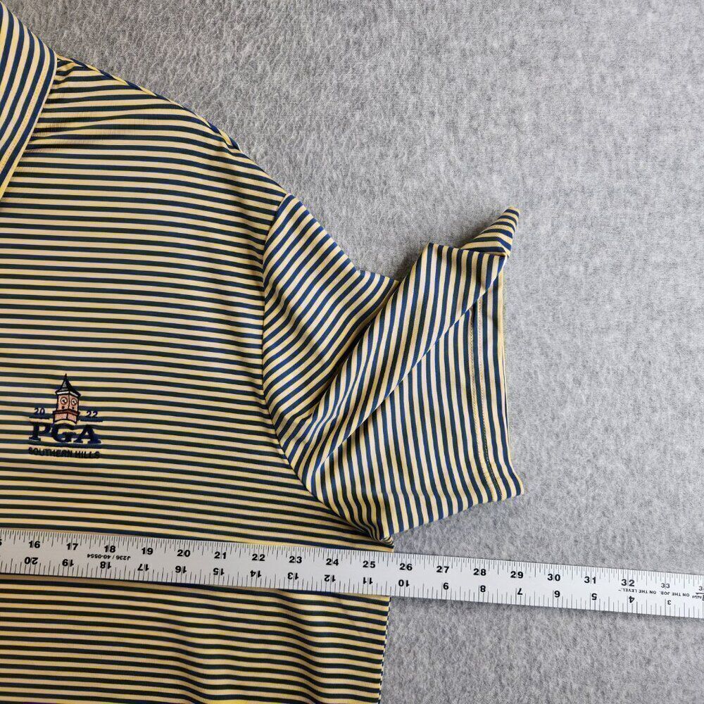 RLX Ralph Lauren Shirt Mens XL Yellow PGA 2022 Southern Hills Golf Performance - Picture 11 of 15